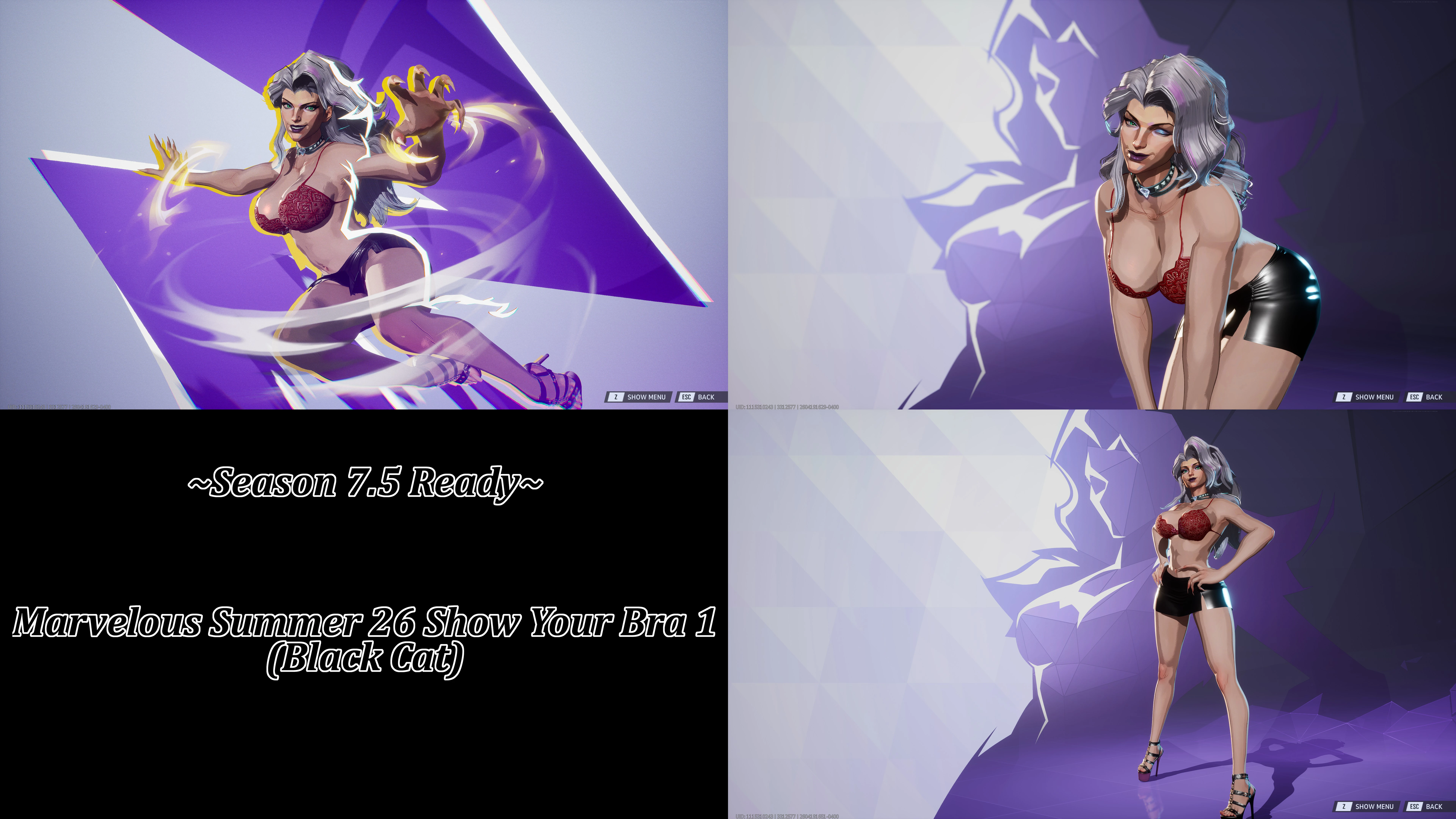 Marvelous Summer 26 Show Your Bra 1 (Black Cat)