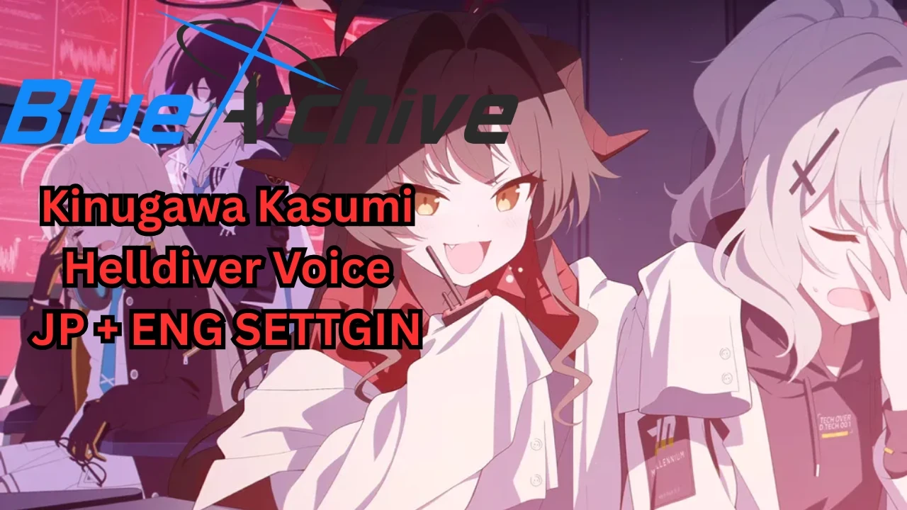(Blue Archive) Kinugawa Kasumi H3 Voice Replacement (Jp-ENG SET)