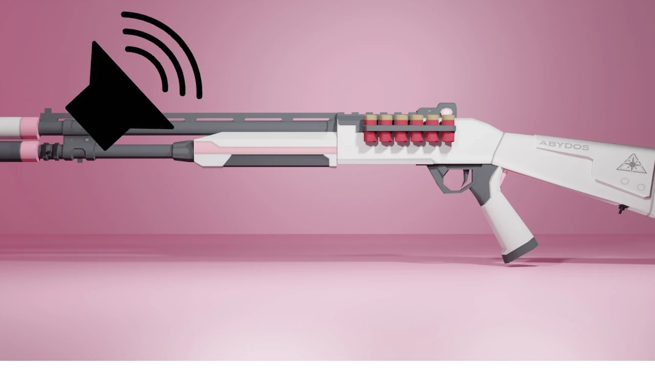 (Blue Archive) Hoshino Shotgun SG-20 HALT SFX