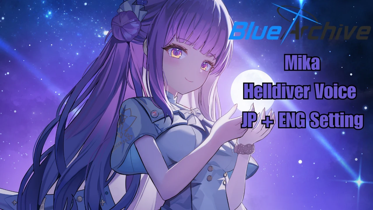 Blue Archive Mika Helldiver voice 4 replacement