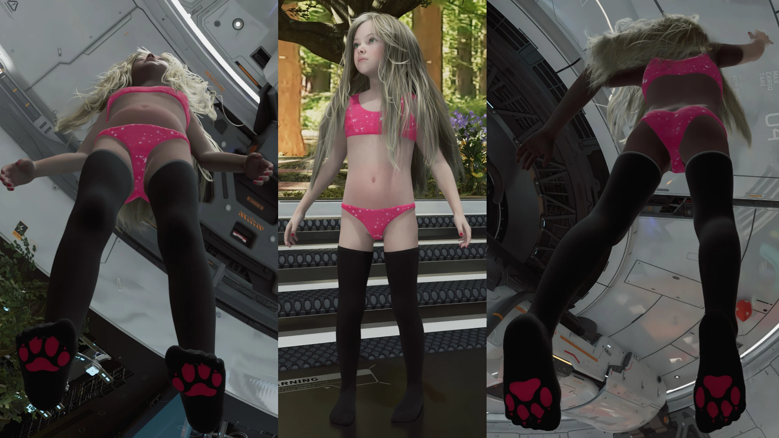 Diana's cute pink underwear Mod