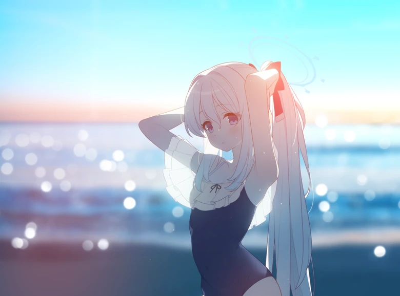 (Blue Archive) Tsukiyuki Miyako Swimsuit UF-50 CE-81 FS-34 IE-57