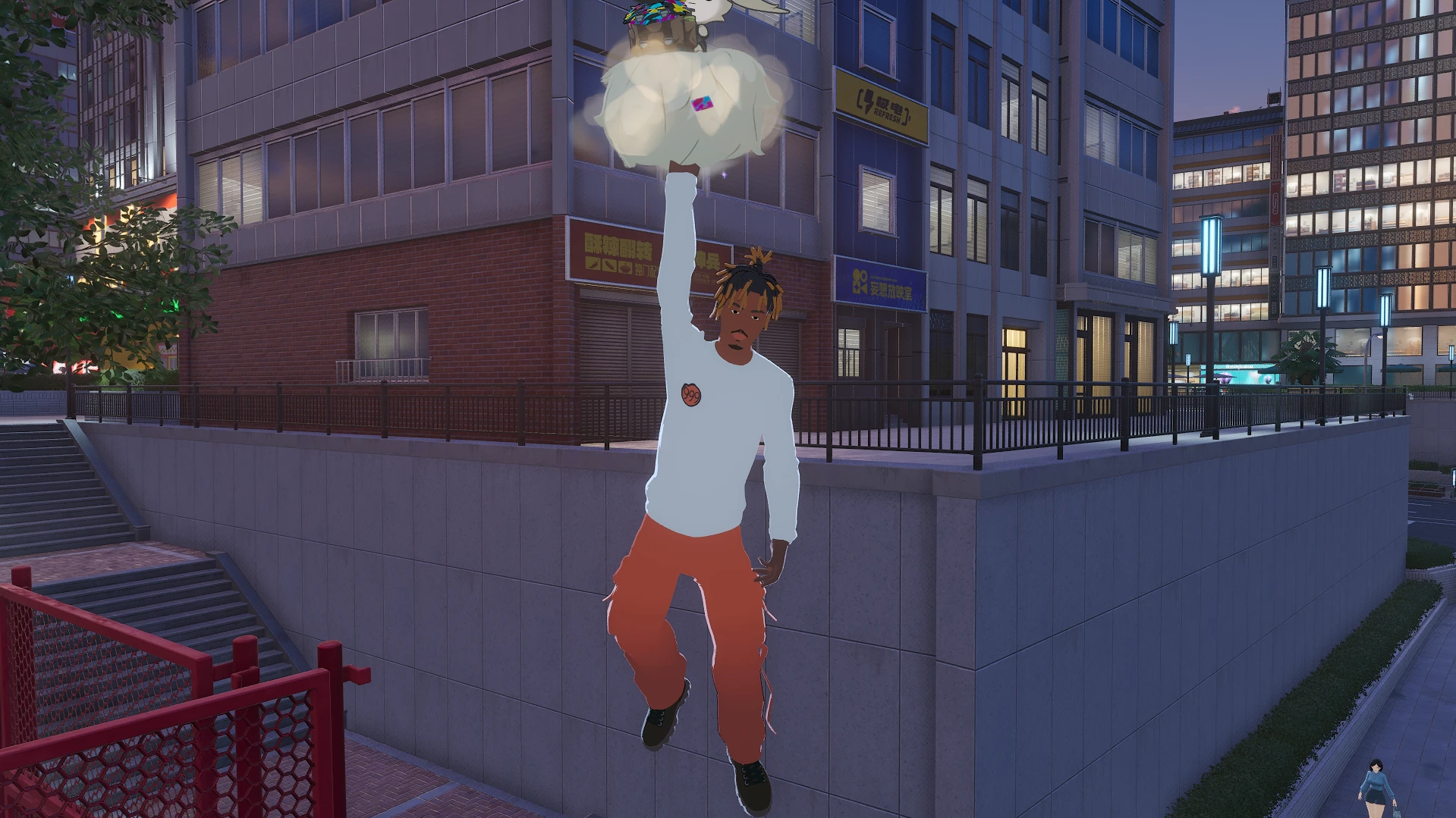 Juice WRLD over Male Character Mod