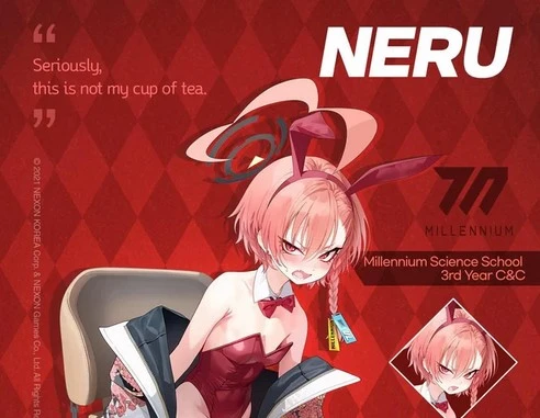 Blue Archive Neru Bunnysuit Ver UF-16 O-3 Mod