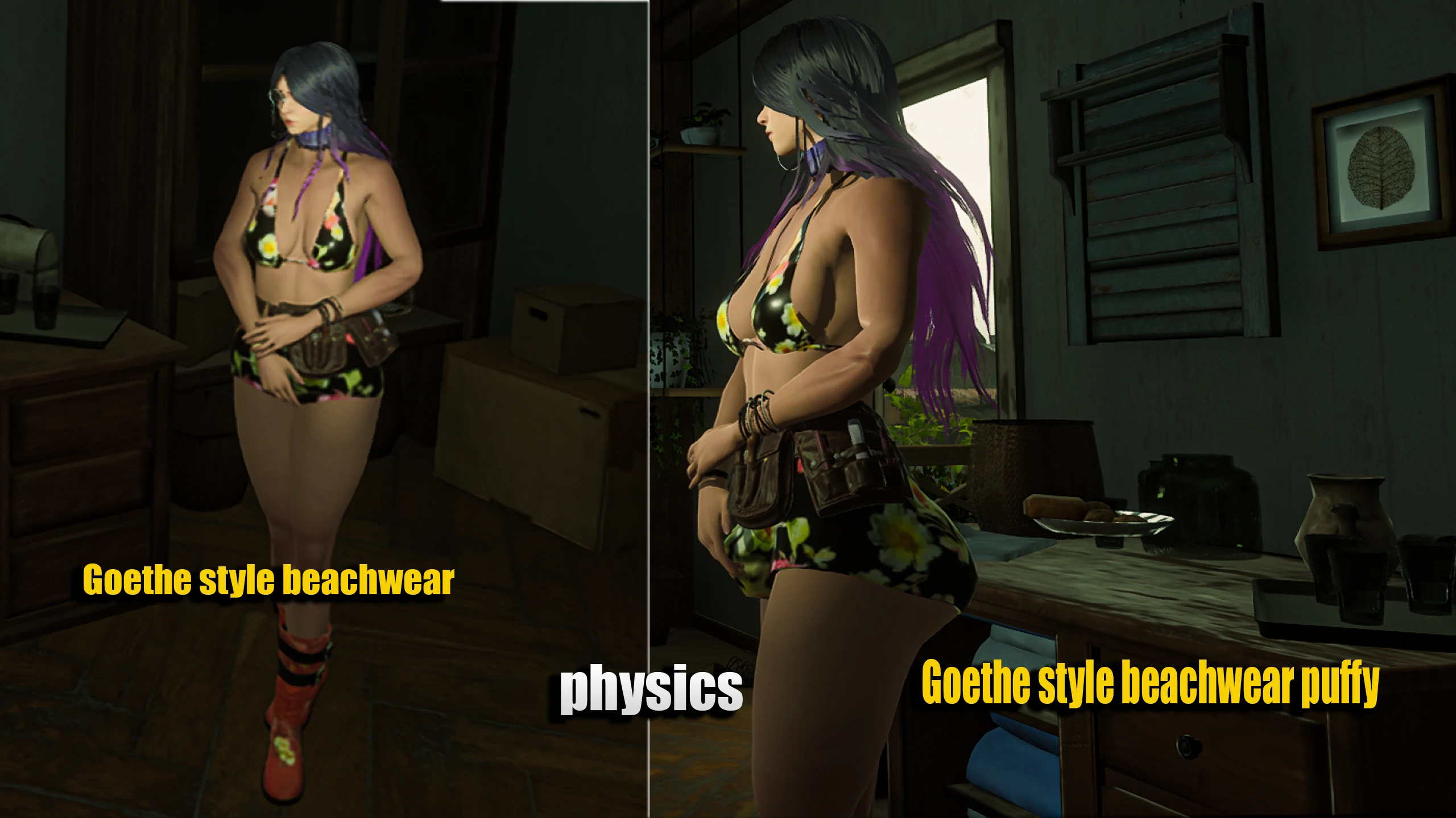 Goethe style beachwear Mod
