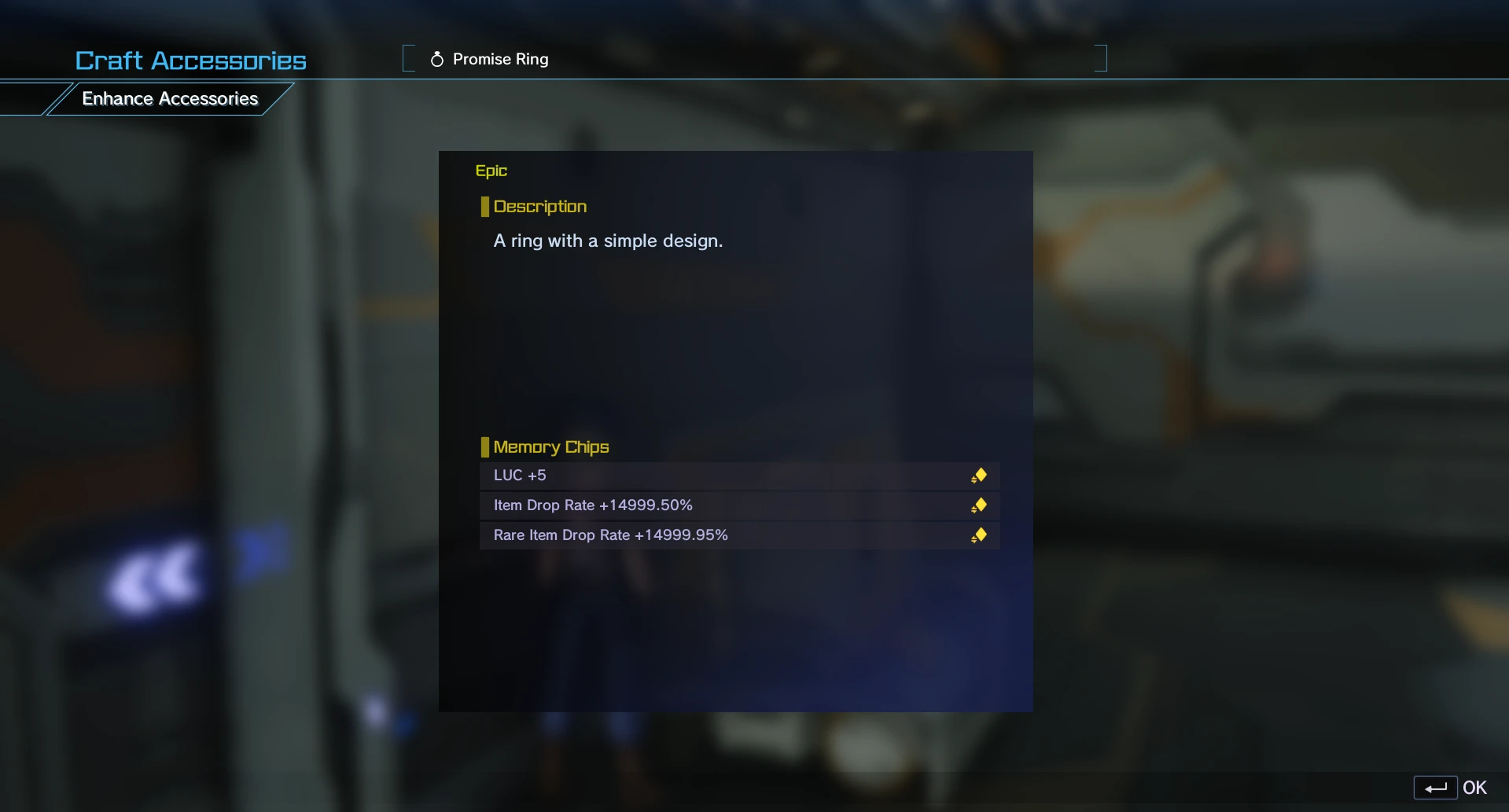 Increase Rare Drop Rate and Item Drop Rate Accessory Chip Mod Preview Image