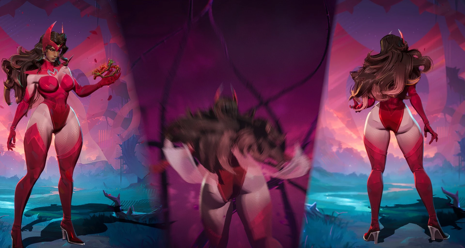 Thicc Scarlet Witch (Witch Of The Evil Eye)