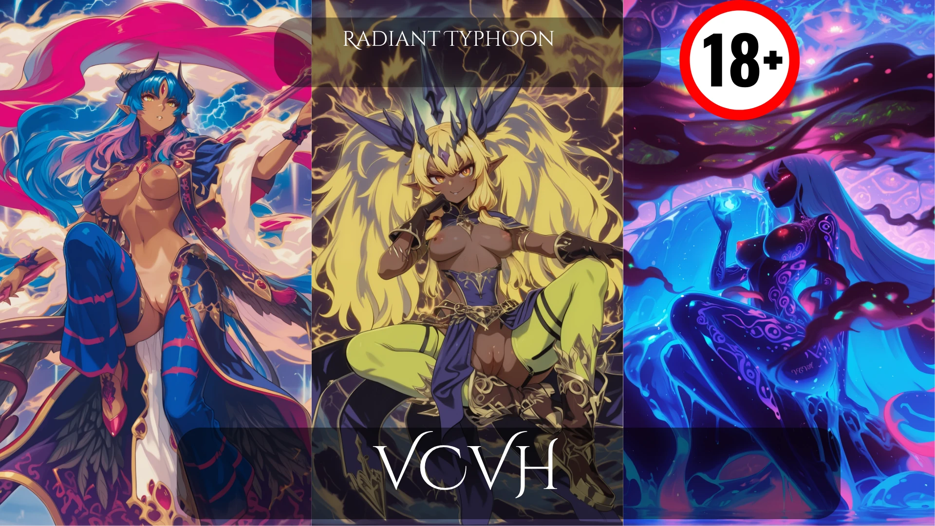 NSFW Radiant Typhoon - Divine Friction - Static Ecstasy Variant VCVH