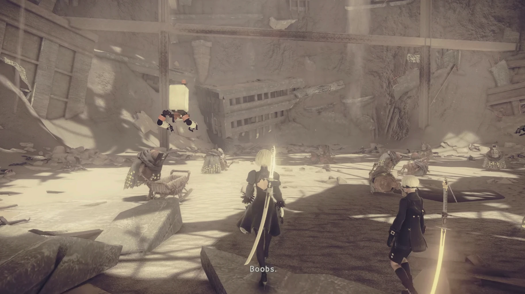NieR:Automata Unburger Retranslation Mod Mod