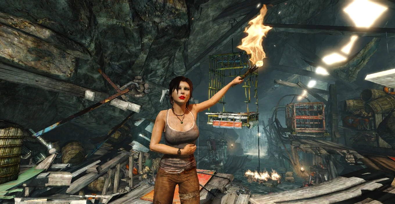 Lara 13 Makeup + 80% Clean Face Mod