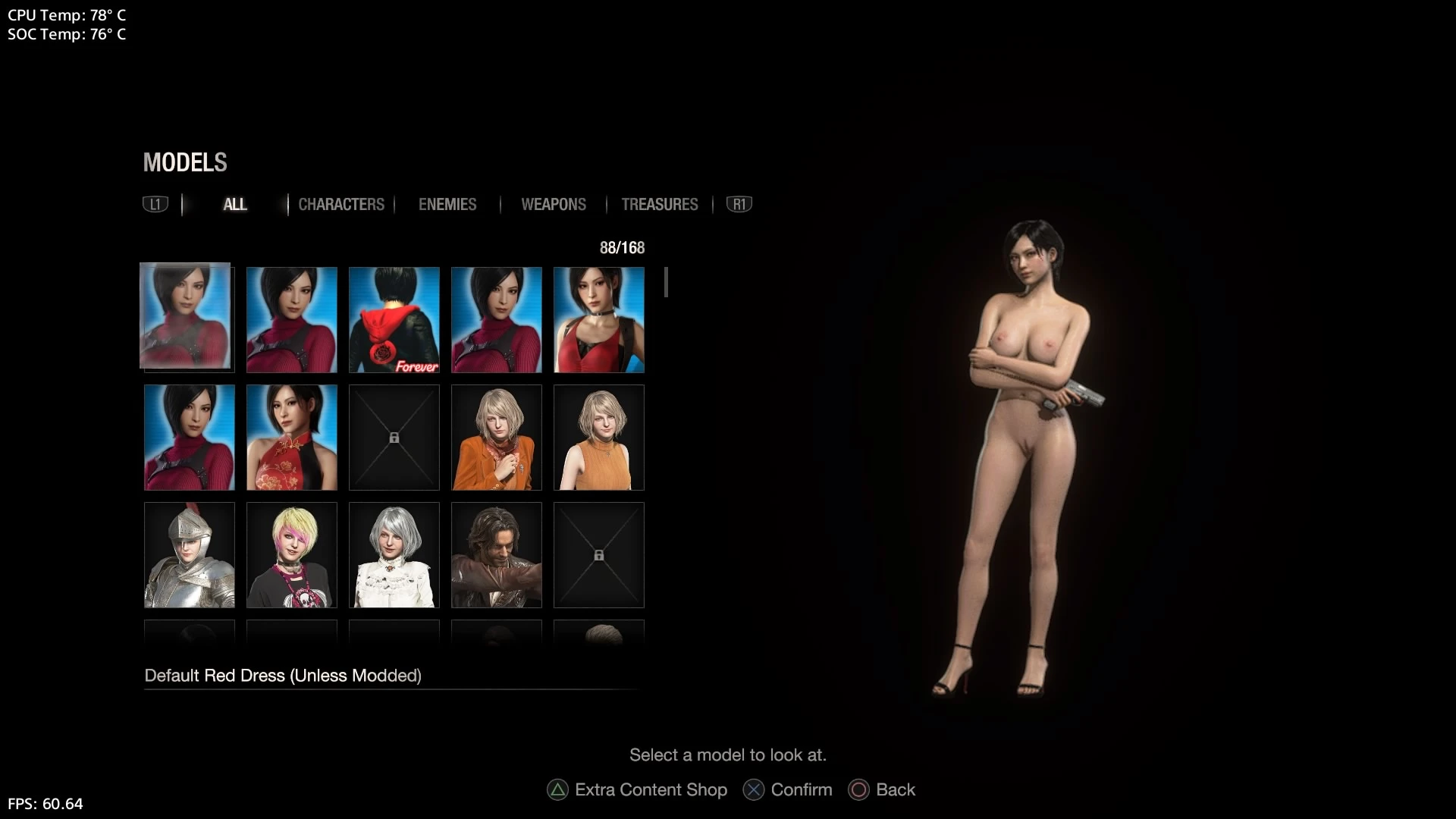 Definitive Playable Ada for Main Story AFR PS4 MOD