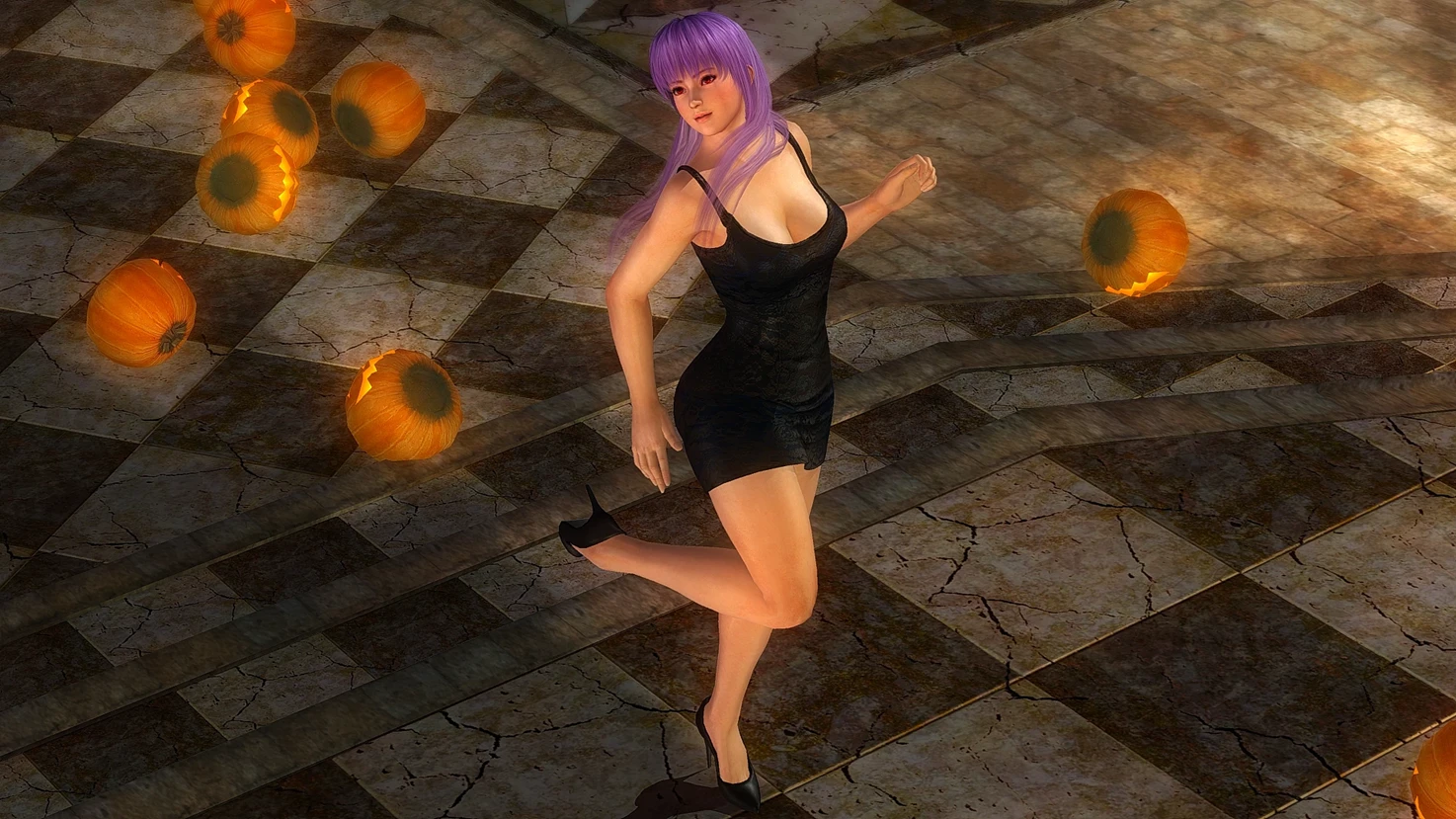 Ayane Short Black Dress