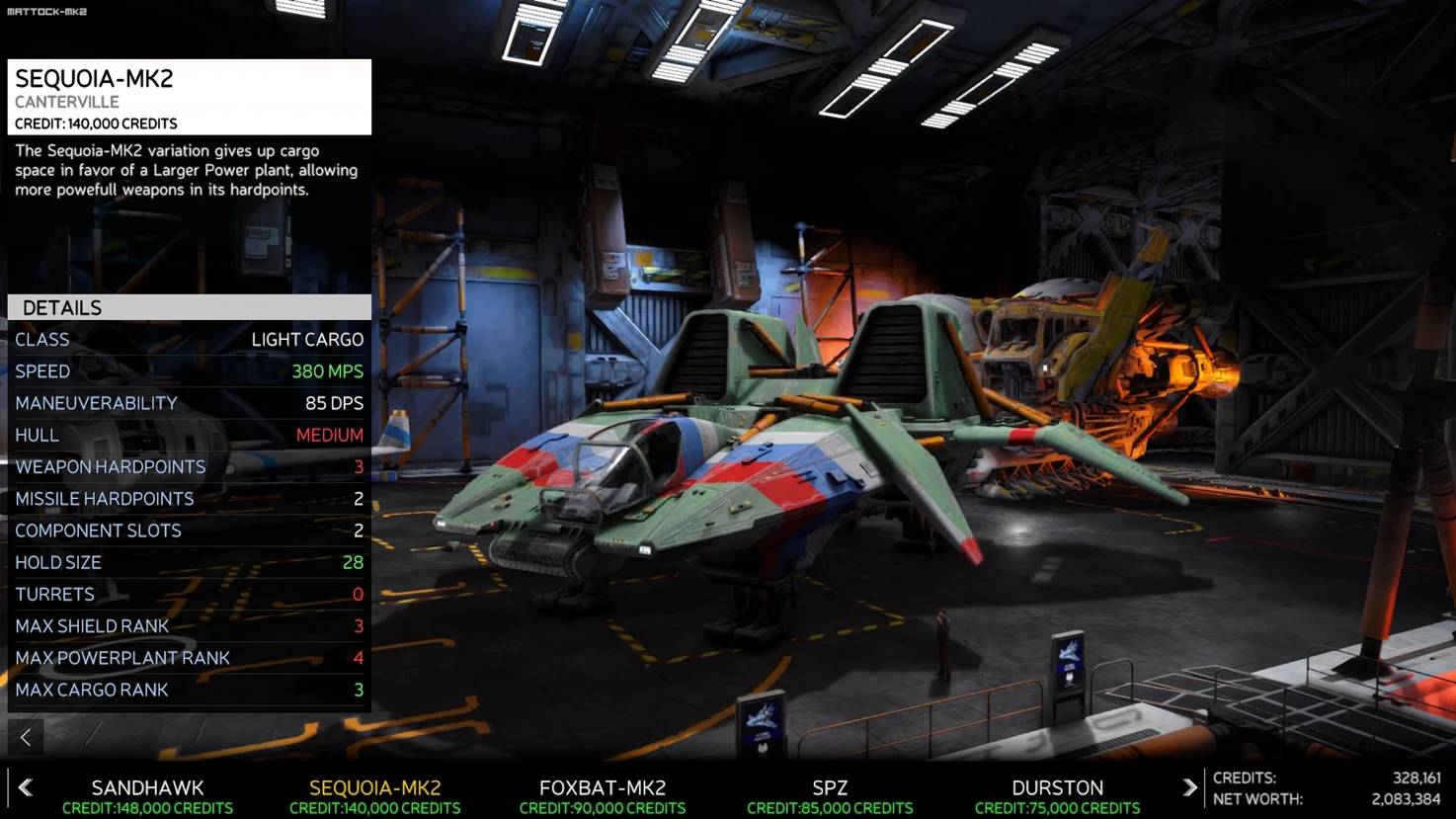 Sequoia MK2 Ship