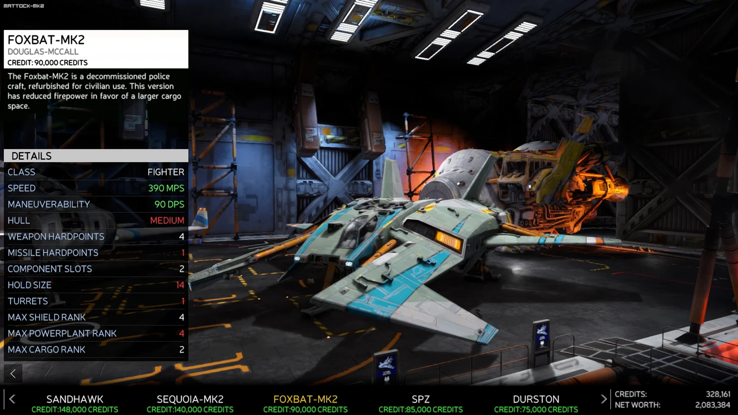Foxbat MK2 Ship