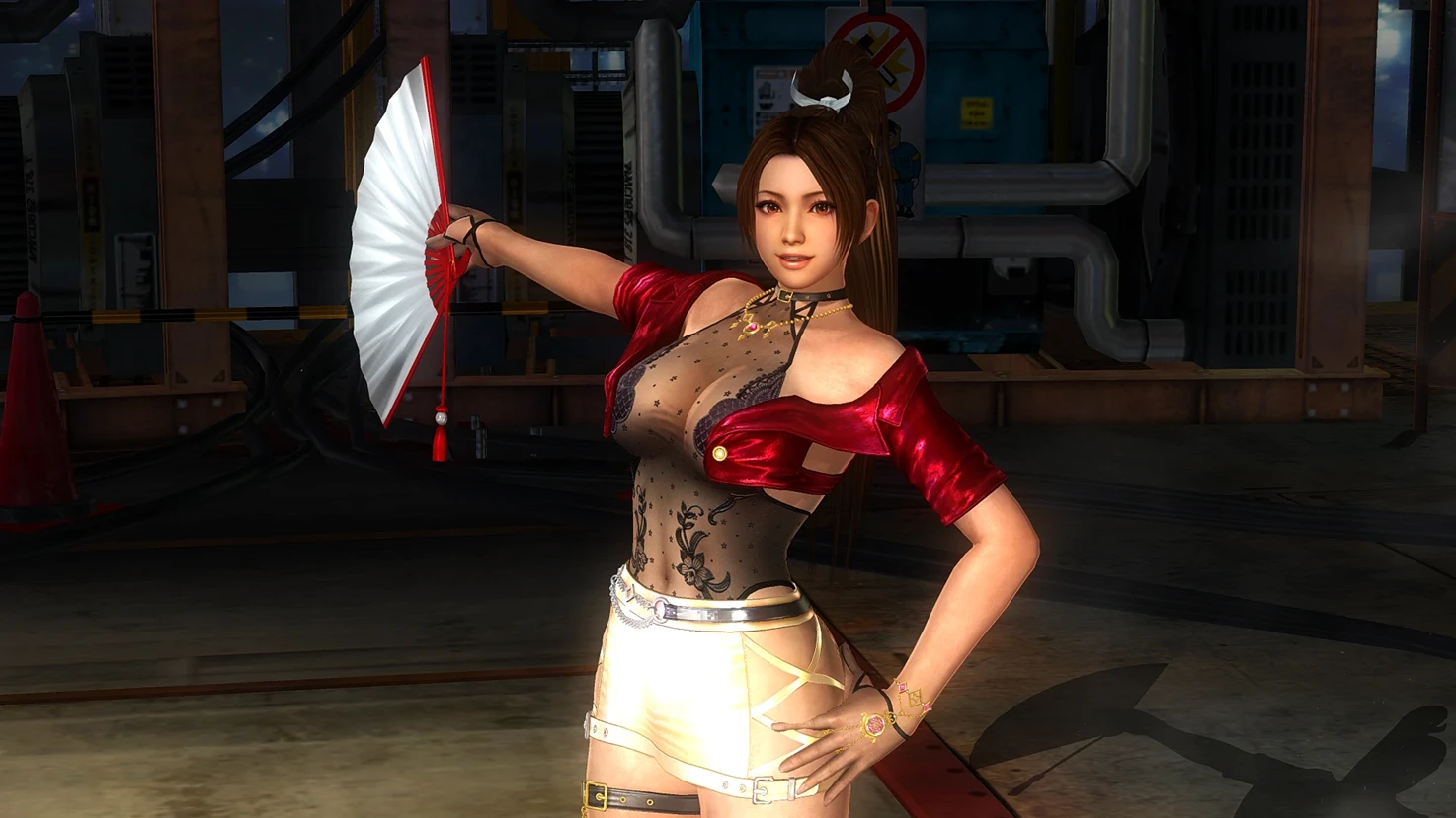 Mai Shiranui Nocturne Lasting with fans