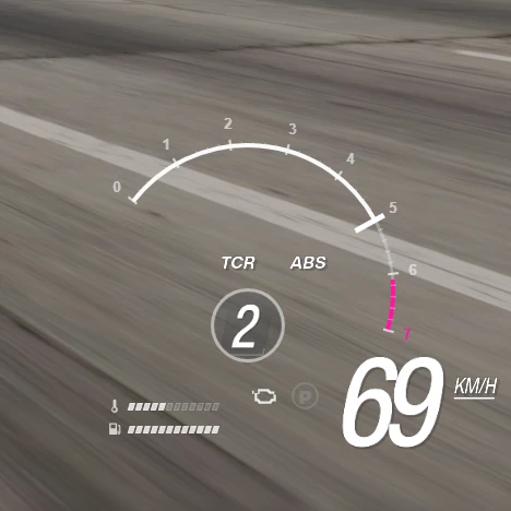 Horizon Style Tachometer