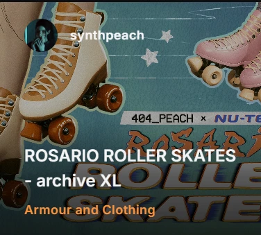 ROSARIO ROLLER SKATES - synthpeach