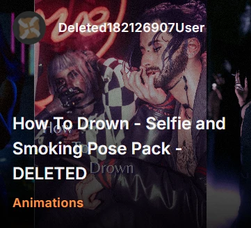 How To Drown - Selfie and Smoking Pose Pack