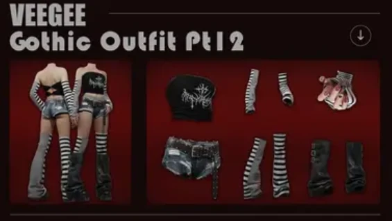 Gothic Outfit Pt12 - Veegee Alvarez
