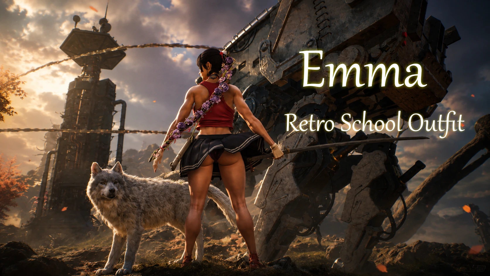 Emma Retro School Outfit