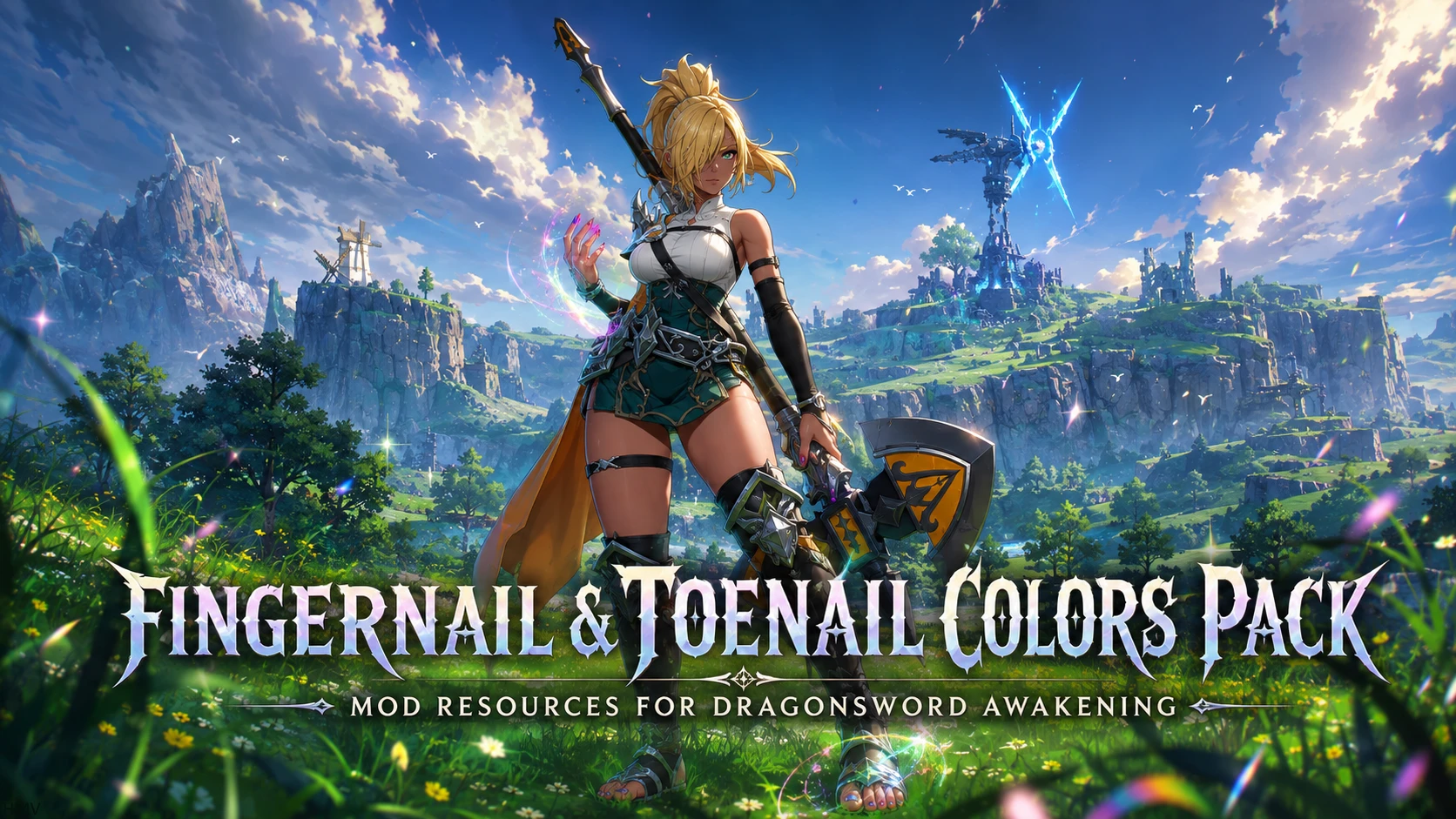 Fingernail and Toenail Colors Pack (Modders Ressources) Mod