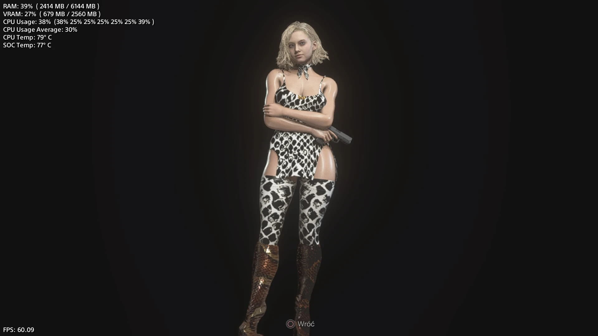 GRACE SNAKE OUTFIT AFR MOD PS4