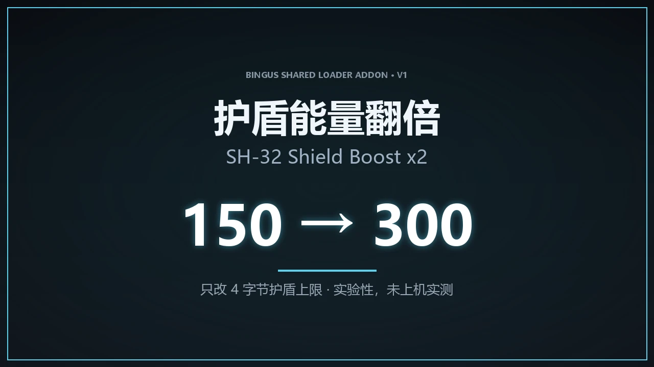 SH-32 Shield Boost x2/蛋盾能量翻倍 Mod