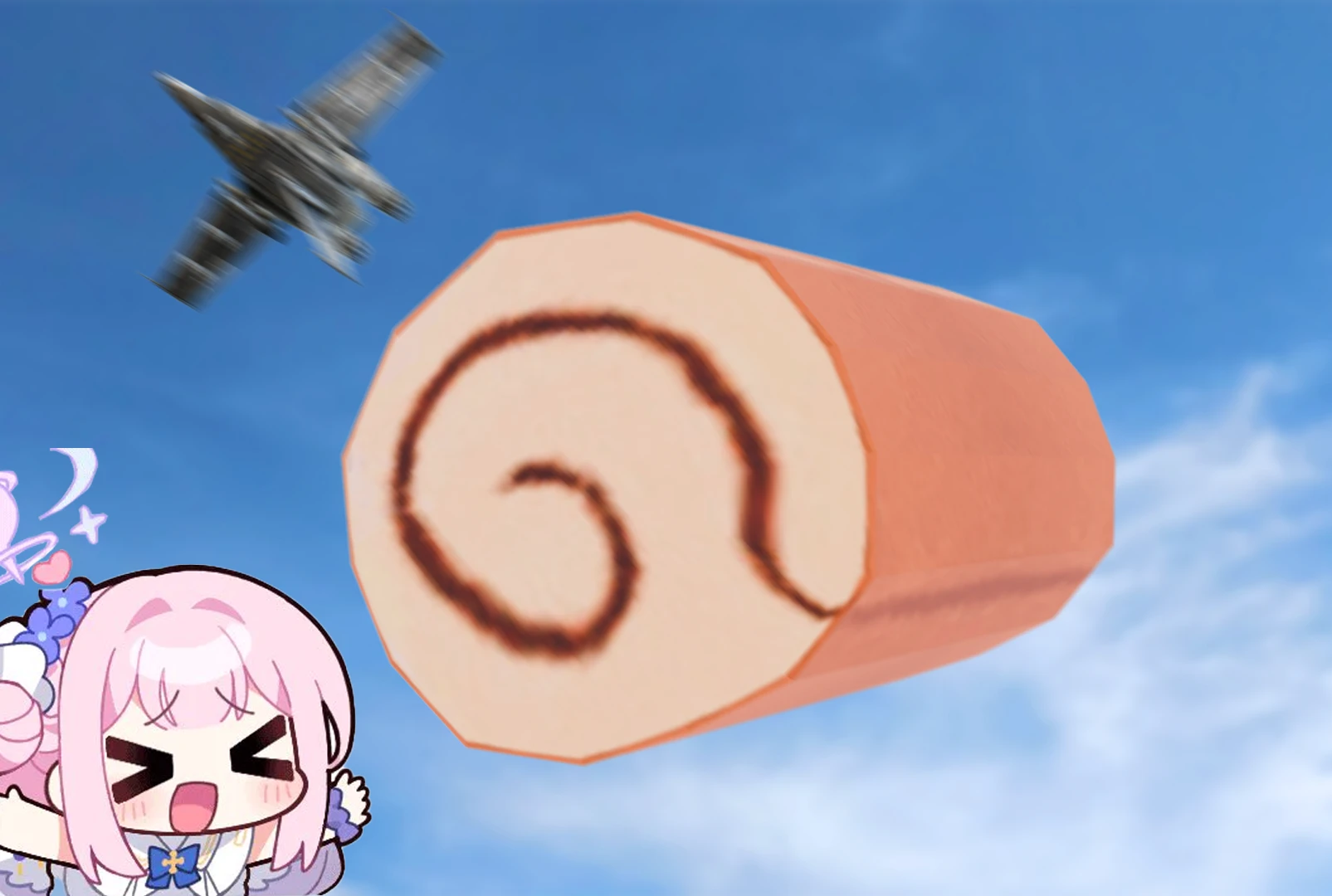 Blue Archive - Mika Cake Roll Replaces 500kg Bomb Mod