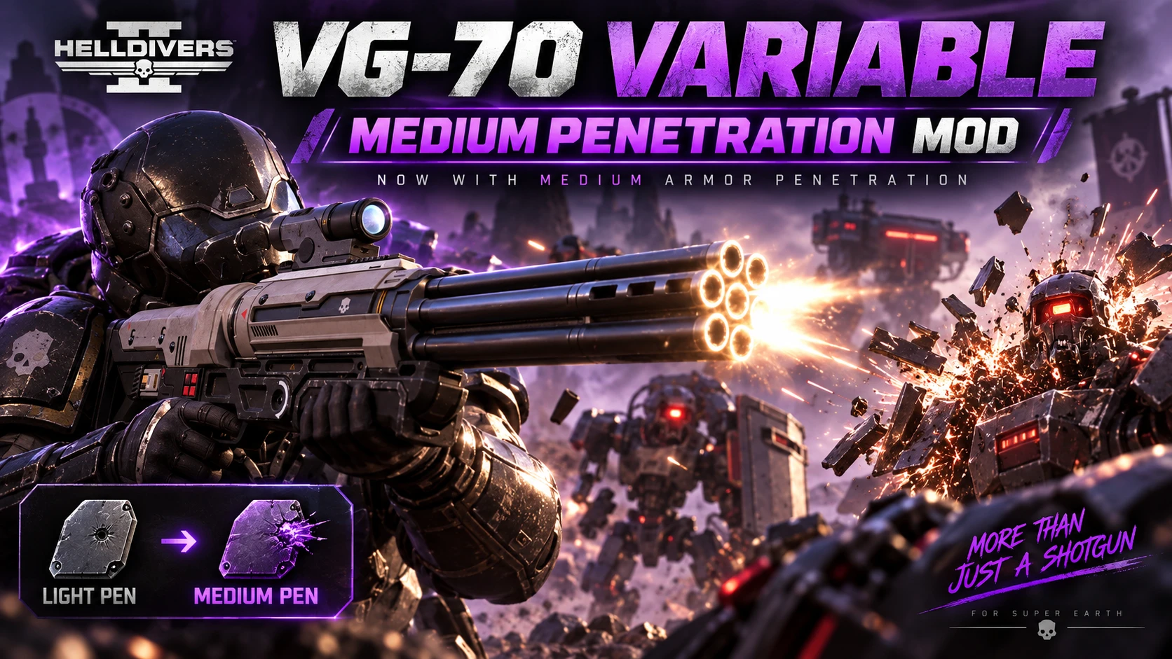 VG-70 Variable Armor Penetration LIGHT -> MEDIUM Mod