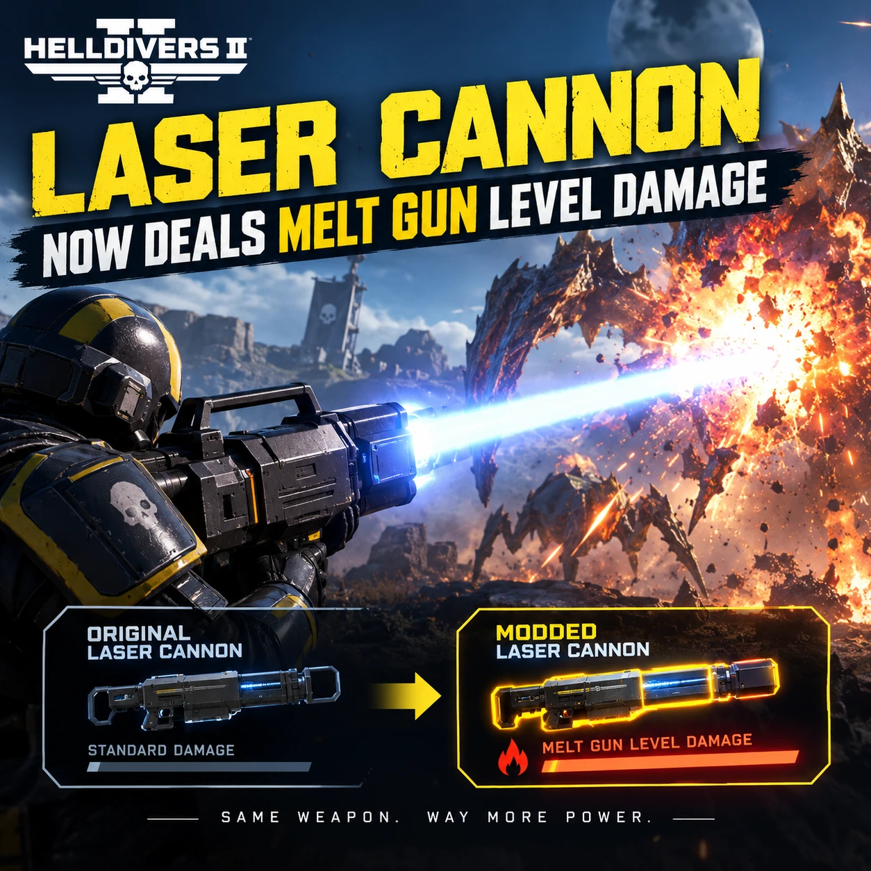 Hot melt—laser cannon 热熔激光大炮 Mod