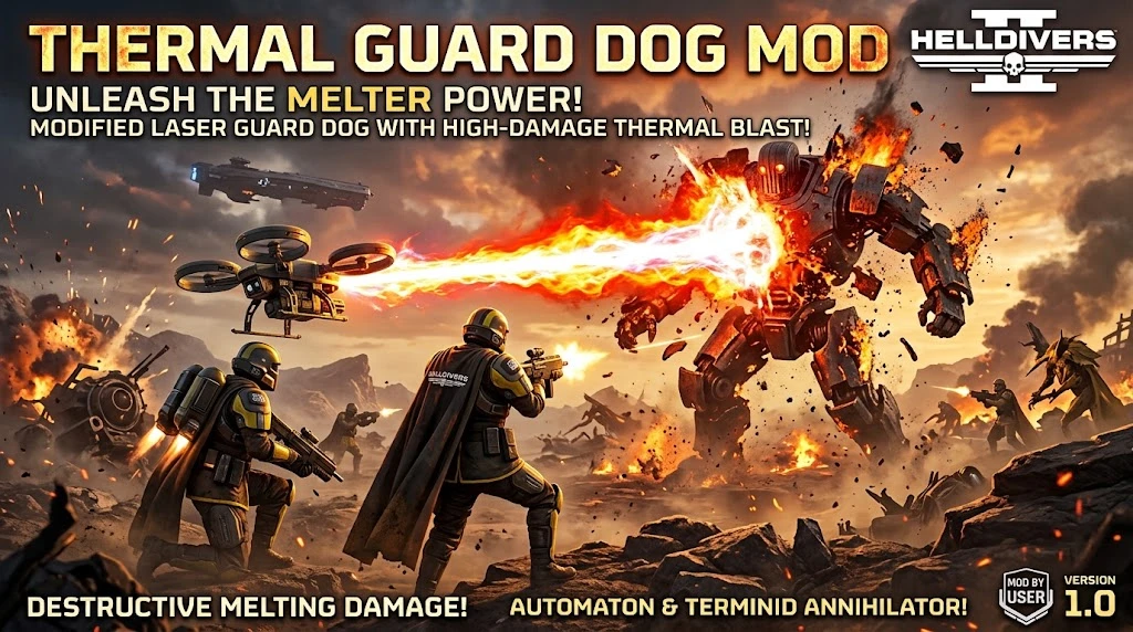 Hot Melt Laser Dog  热熔射线激光狗 Mod