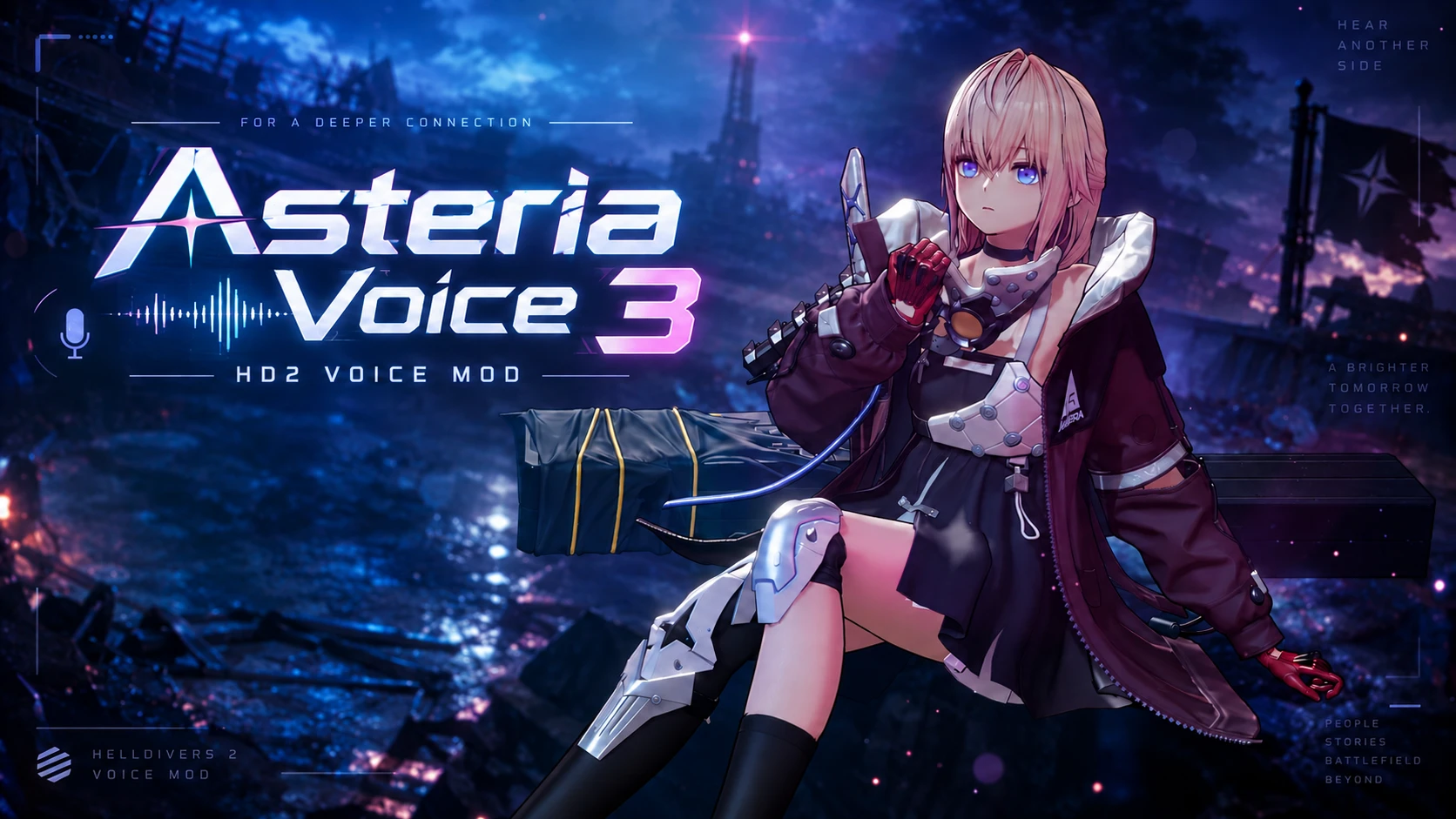 GFL2 Asteria Replaces Diver Voice 3 Mod