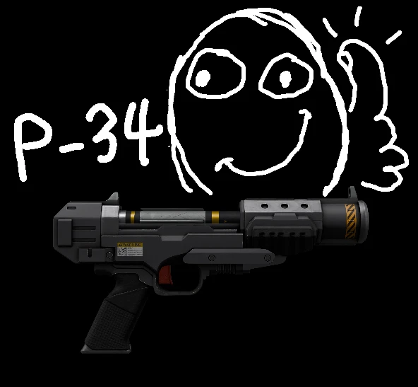P-34 breacher + 8 Spare Rounds Mod