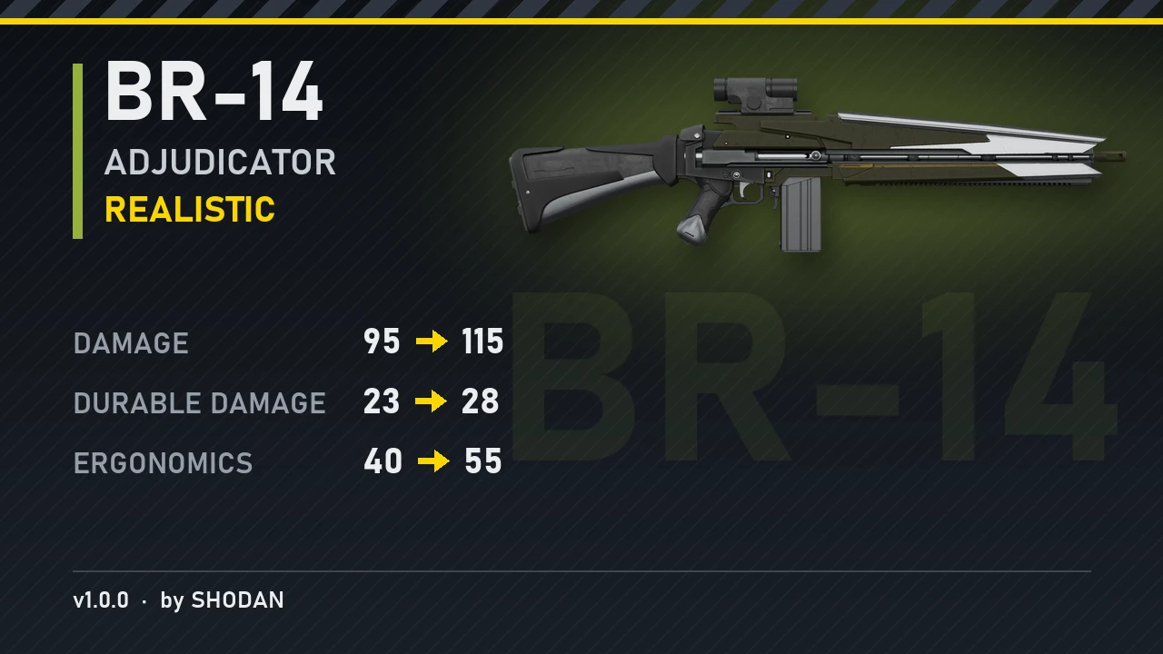 BR-14 Adjudicator (Realistic) Mod