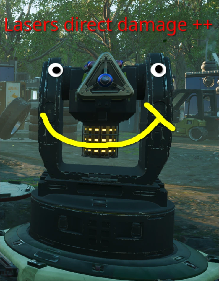 (Surprisingly Balanced) Laser cannon + Laser sentry direct damage buff Mod