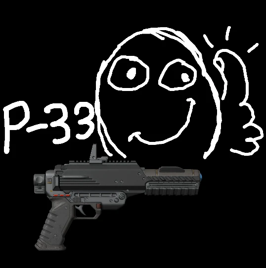 P-33 MissilePistol + 12 Spare Rounds Mod