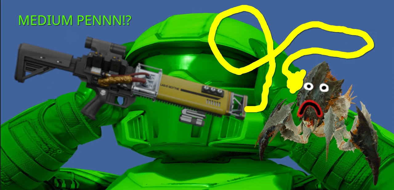 (Balanced) Medium pen + slight damage bump SCYTHE Mod