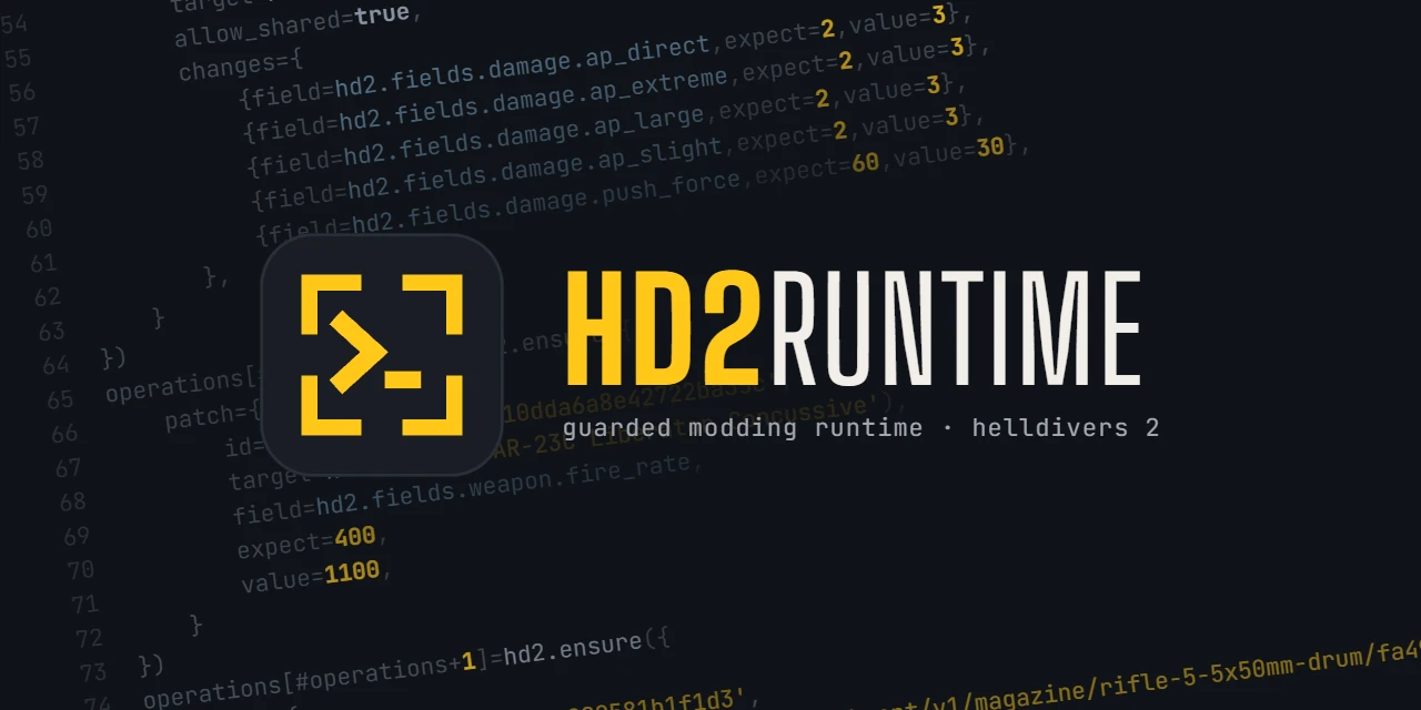 HD2Runtime Mod