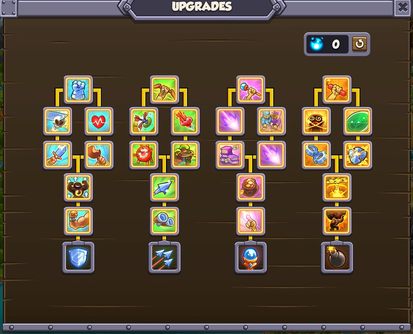 Unrestricted Tower Upgrades