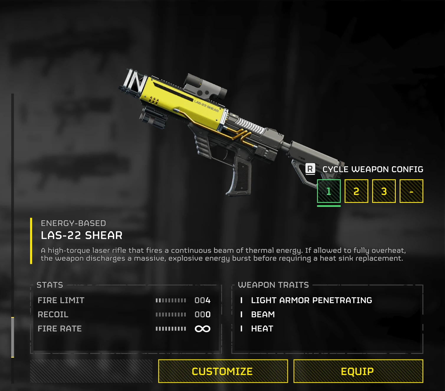 Unlock Hidden Weapon - LAS-22 Shear Customization akl_mod_preview_image