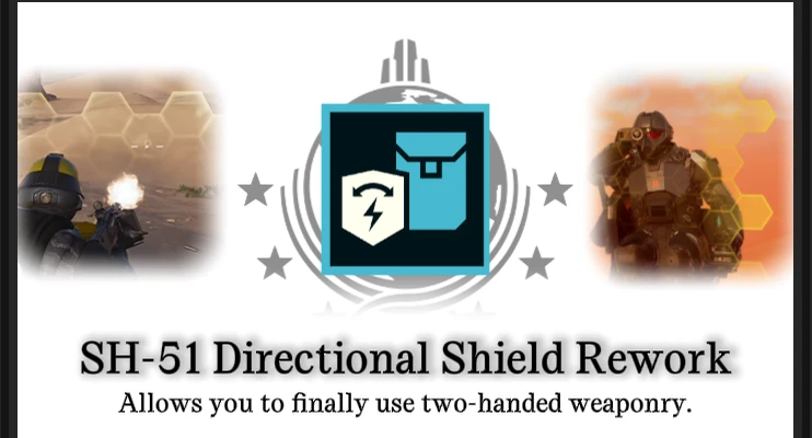 SH-51 Directional Shield Rework Mod