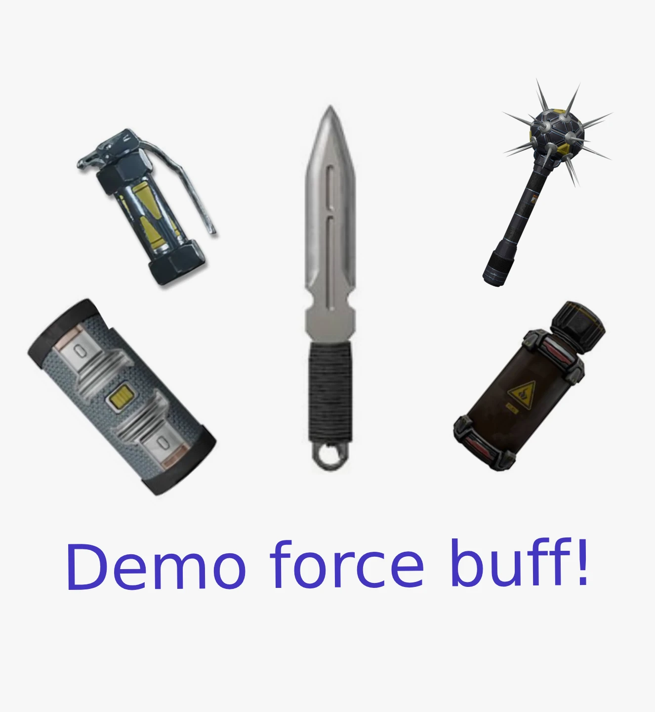 Grenade demo force increase (broken) Mod