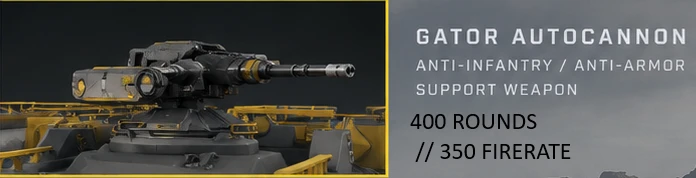 Gator Autocannon Buff Mod