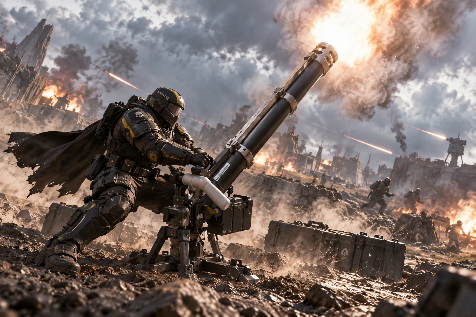 GL-28 Belt-Fed Grenade Launcher change to Mortar Mod