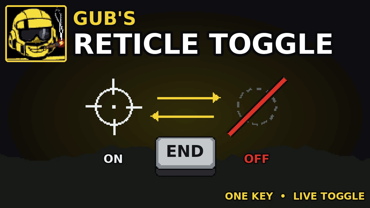Gub's Reticle Remover Mod