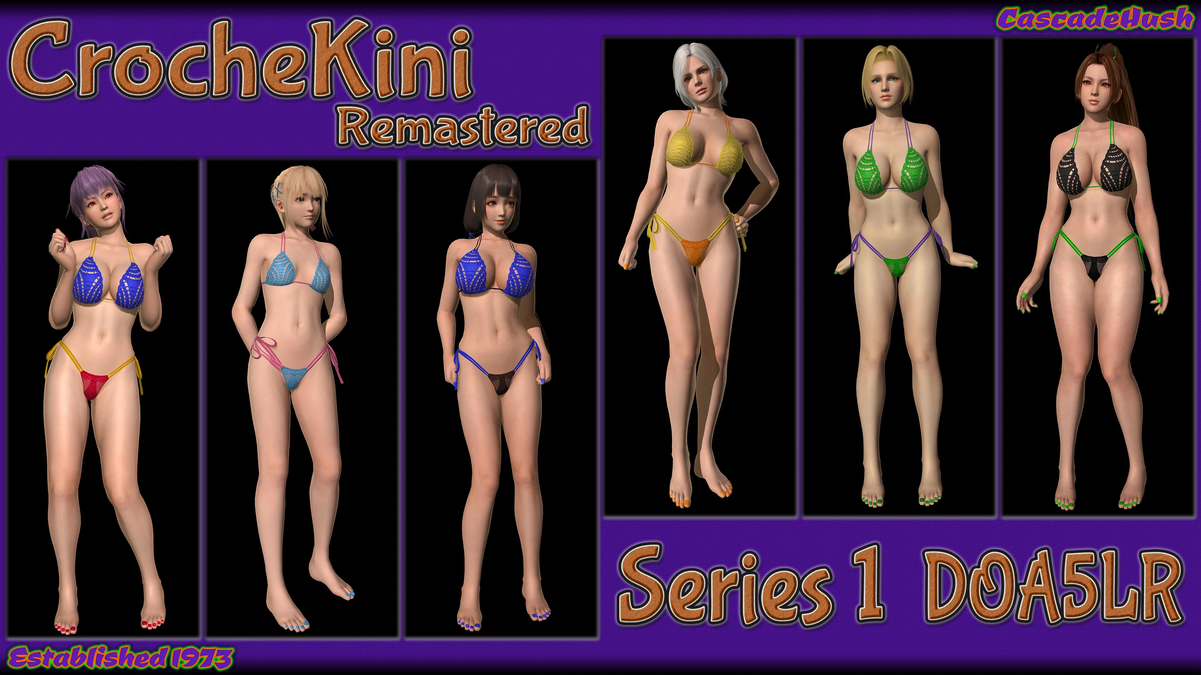 CrocheKini Remastered  Series 1 - Ayane,Christie,Helena,Mai,Marie Rose,Naotora