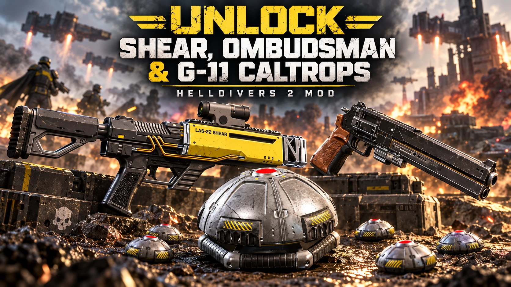 Unlock Shear, Ombudsman & G11 Caltrops (and more) akl_mod_preview_image