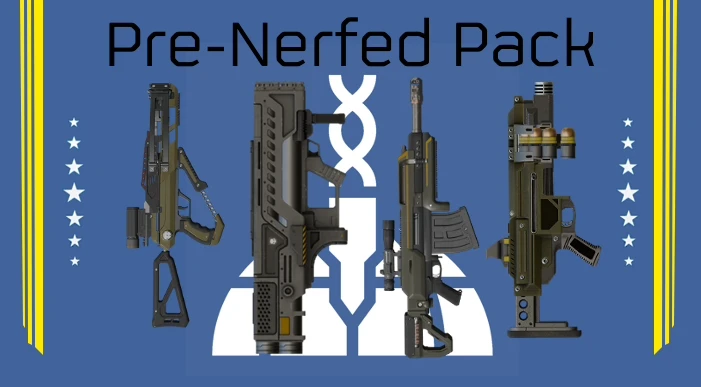 Pre-nerfed Weapon Pack (HD2Runtime)