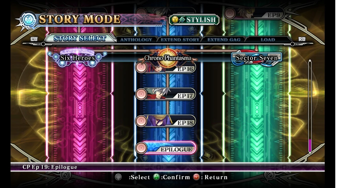 Blazblue Chronophantasma Extend Save
