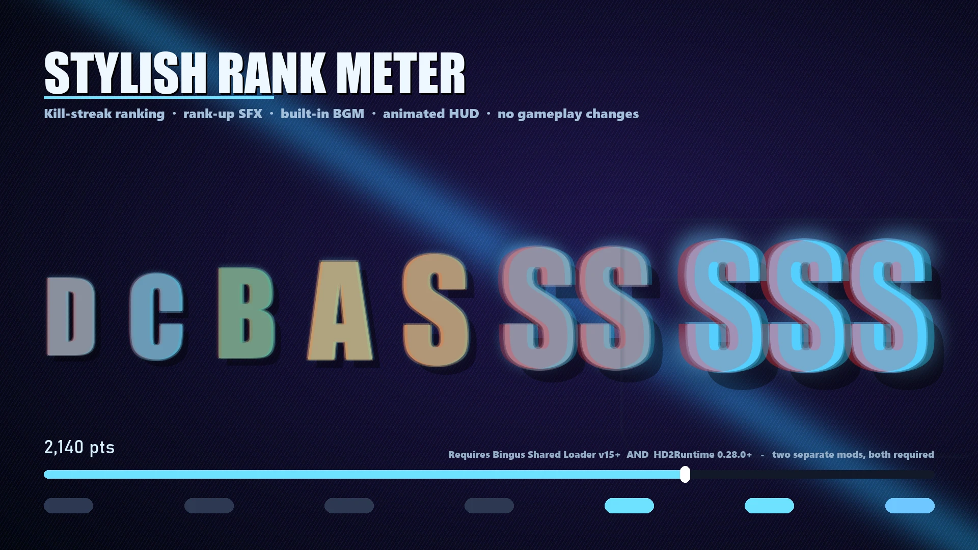 Stylish Rank Meter 鬼泣风格的连杀评分表